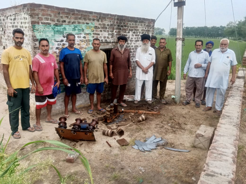 Several transformers were stolen in the same night in Garhshankar
